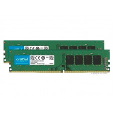 Crucial DDR4 DIMM 8Gb Kit 2x4Gb CT2K4G4DFS824A PC4-19200, 2400MHz